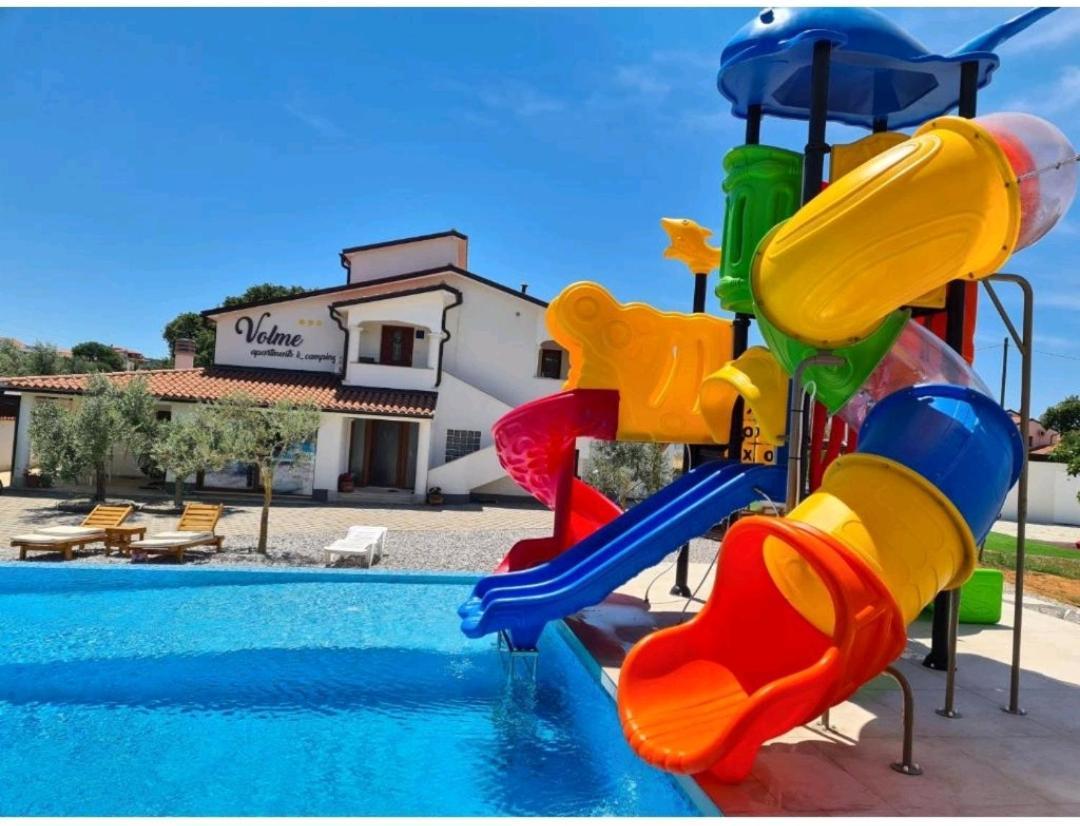 באניולה Mobilehome Elena Premium With Pool, Istria מראה חיצוני תמונה